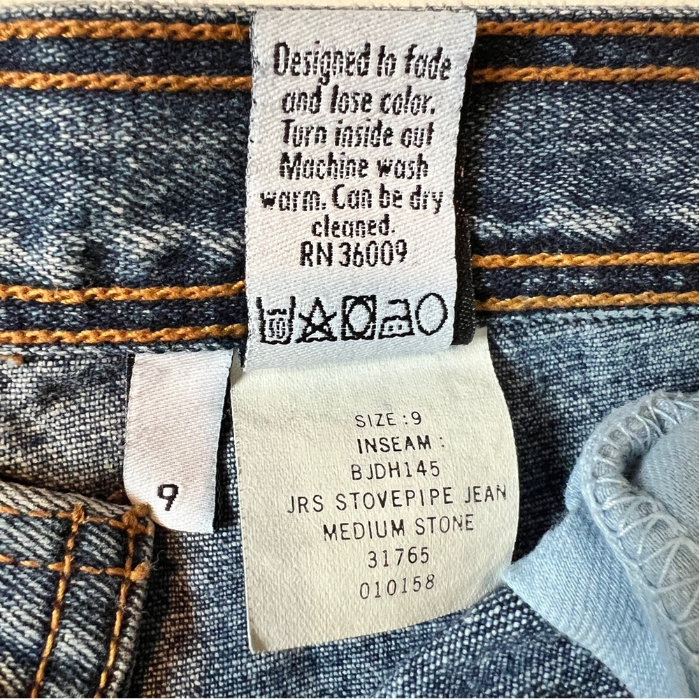 Vintage Calvin Klein Wide Leg Jeans with High-Waisted Fit - Picture 11 of 15